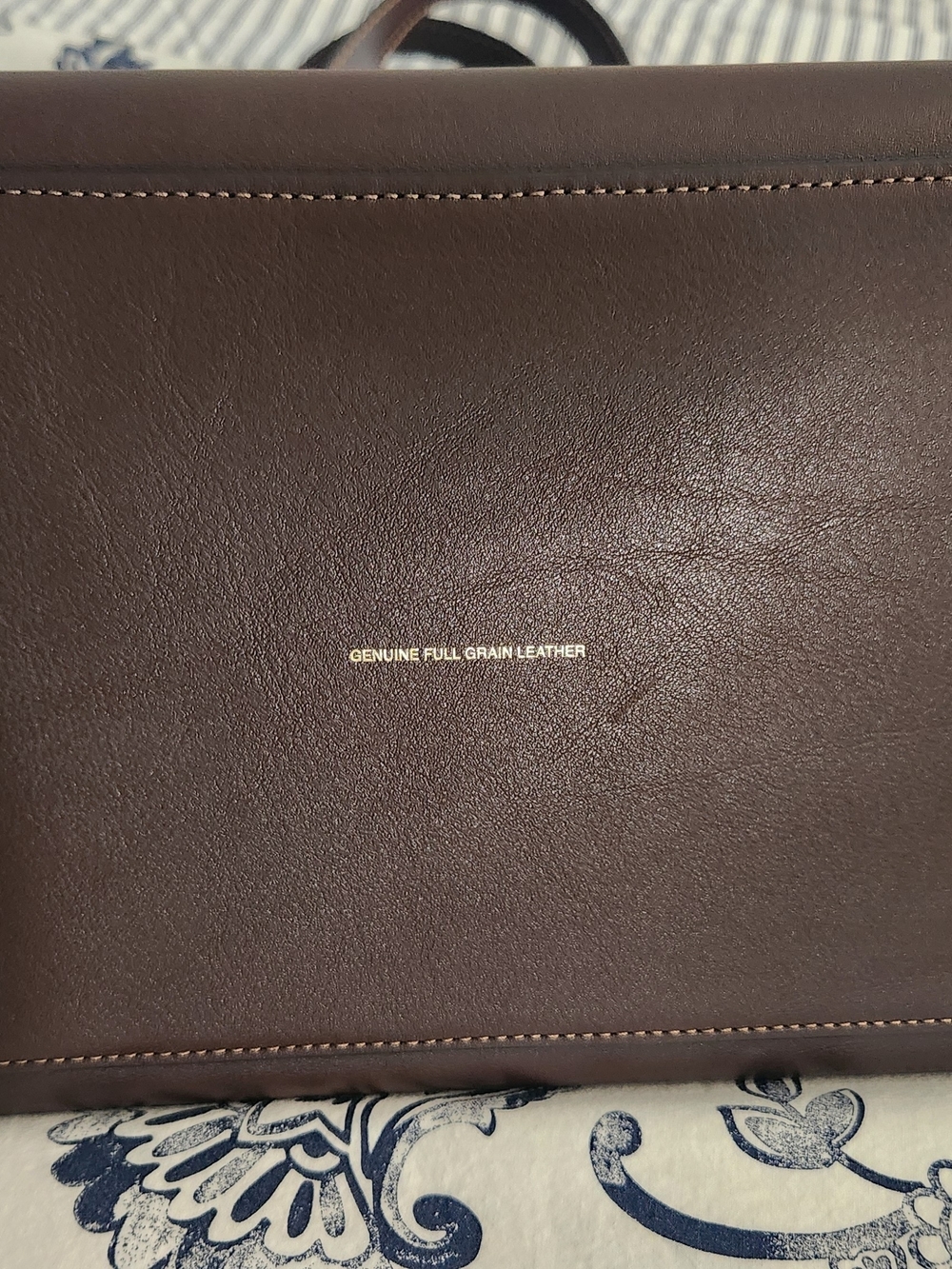 Coach Maple Leather Tote with Brass Hardware - Picture 6 of 6